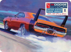 Model AMT 1232 1969 Dodge Charger Daytona USPM stamp series