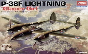 Model Academy 12208 P-38F Lighting Glacier Girl 1:48 