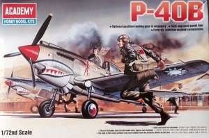 Model Academy 12456 Curtiss P-40B Tomahawk