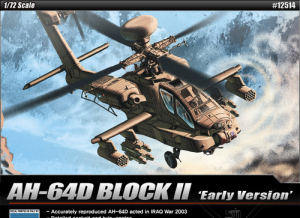 Model Academy 12514 AH-64D BLOCK II Early Version 1:72