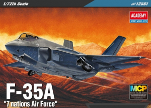 Model Academy 12561 F-35A 7 Nations Air Force 1:72 