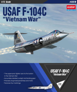 Model Academy 12576 USAF F-104C Vietnam War - 1:72 