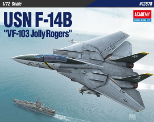Model Academy 12578 USN F-14B VF-103 Jolly Rogers - 1:72