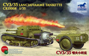 Model Bronco CB35008 CV L3/35 Lanciafiamme Tankette 