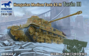 Model Bronco CB35126 Hungarian Medium Tank 43.M Turan III