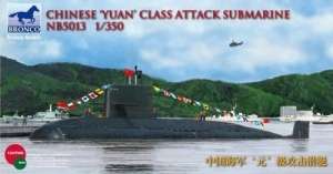 Chinese'Yuan'class Attack Submarine in 1:350 Bronco 5013