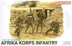 Afrika Korps Infantry in scale 1-35