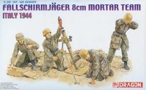 Fallschmirjager 8cm Mortar Team in scale 1-35
