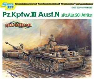 Tank PZ.III ausf. N in scale 1-35