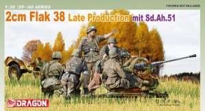 2cm Flak 38 Later Production mit Sd.Ah.51 in scale 1-35