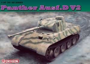 Tank Panther ausf. D V2 in scale 1-35 Dragon 6822