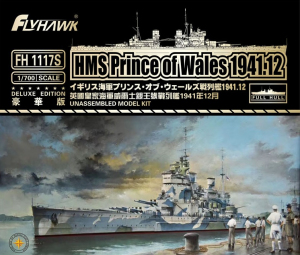 FlyHAwk FH1117S model HMS Prince of Wales 1941.12 1:700 