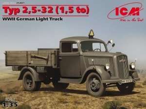 Typ 2,5-32 German Light Truck in scale 1-35 ICM 35401 