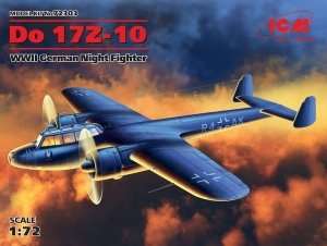 Dornier Do17 Z-10 in scale 1-72 ICM 72303