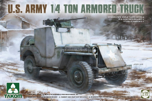 Model Takom 2131 U.S. Army 1/4 Ton Armored Truck
