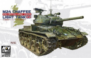 Model M24 Chaffee light tank WWII British version AFV 35210 