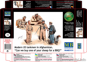 Model Master Box 35131 Modern US tankmen in Afghanistan