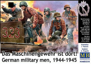 Model Master Box 35218 Das Maschinengewehr ist dort! German military men 44-45
