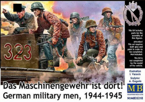 Model Master Box 35218 Das Maschinengewehr ist dort! German military men 44-45 