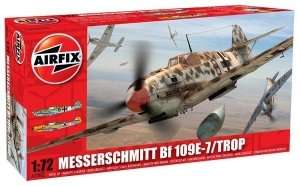 German fighter Messerschmitt BF109E Tropical scale 1:72