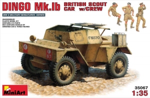 Model MiniArt 35067 DINGO Mk.1b BRITISH SCOUT CAR w/CREW