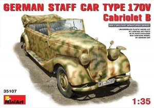 Model MiniArt 35107 German Staff Car Typ 170V Cabriolet