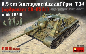 Model MiniArt 35229 Jagdpanzer SU-85 (R) w/CREW 