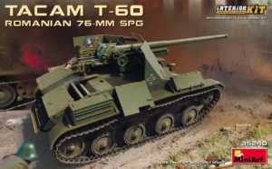 Model MiniArt 35240 Romanian 76-mm SPG Tacam T-60 w/int