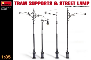 Model MiniArt 35523 Tram supports and Street Lamps