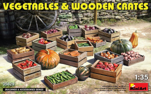Model MiniArt 35629 Vegetables & Wooden Crates