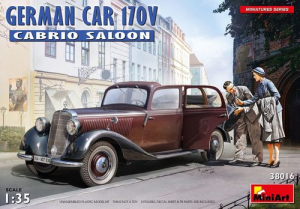 Model MiniArt 38016 German car 170V Cabrio saloon 