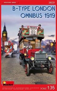 B-Type London Omnibus 1919 model MiniArt 38031 in 1-35