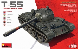 Model MiniArt 37027 T-55 Soviet medium tank