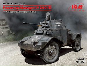 Model ICM 35374 Panzerspähwagen P 204 (f), WWII German Armoured Vehicle