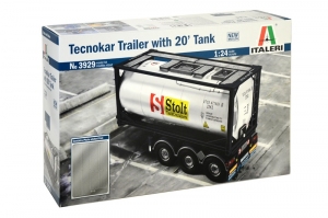 Model Italeri 3929 Tecnokar Trailer with 20' Tank