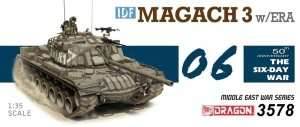 Dragon 3578 - model IDF Magach 3 w/ERA in scale 1-35