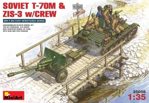 Model MiniArt 35056 Soviet T-70M & ZIS-3 w/CREW
