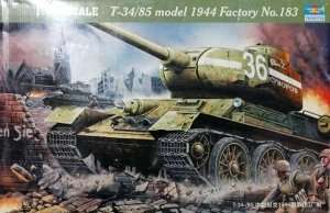 Tank model 1944 T34-85 in scale 1-16 Trumpeter 00902