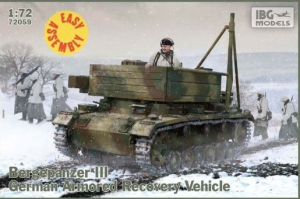 Model czołgu wsparcia technicznego Bergepanzer III IBG 72059