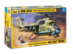 Model Soviet Attack Helicopter MI-24P Zvezda 7315