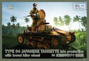 Model IBG 72044 TYPE 94 Japanese Tankette - late with towed idler wheel