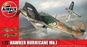 Model fighter Hawker Hurricane Mk.I scale 1:72