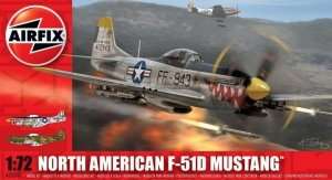 Fighter North American F-51D Mustang scale 1:72