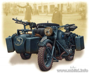Model Master Box 3528 German motorcycle WWII