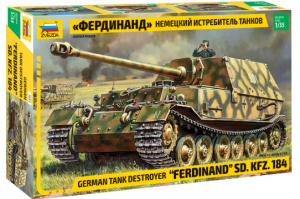 Model Ferdinand Sd.Kfz.184 German Tank Destroyer Zvezda 3653