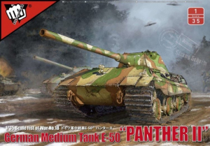 German E-50 Ausf.B Panther II mit 10.5cm KwK Modelcollect UA35001 in 1-35
