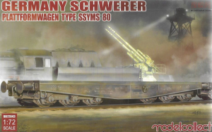 Modelcollect UA72043 German Schwere Plattformwagen Type SSyms 80 1/72