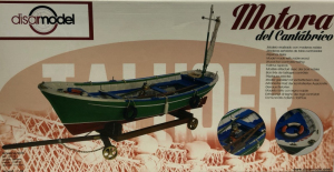 Cantabrian Motorboat Barquera wooden ship model Disarmodel 20145
