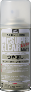 Mr.Hobby B-523 Mr. Super Clear UV Cut Flat Spray Matt 170ml