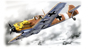 Model ICM 72133 Bf 109E-7/Trop WWII German Fighter